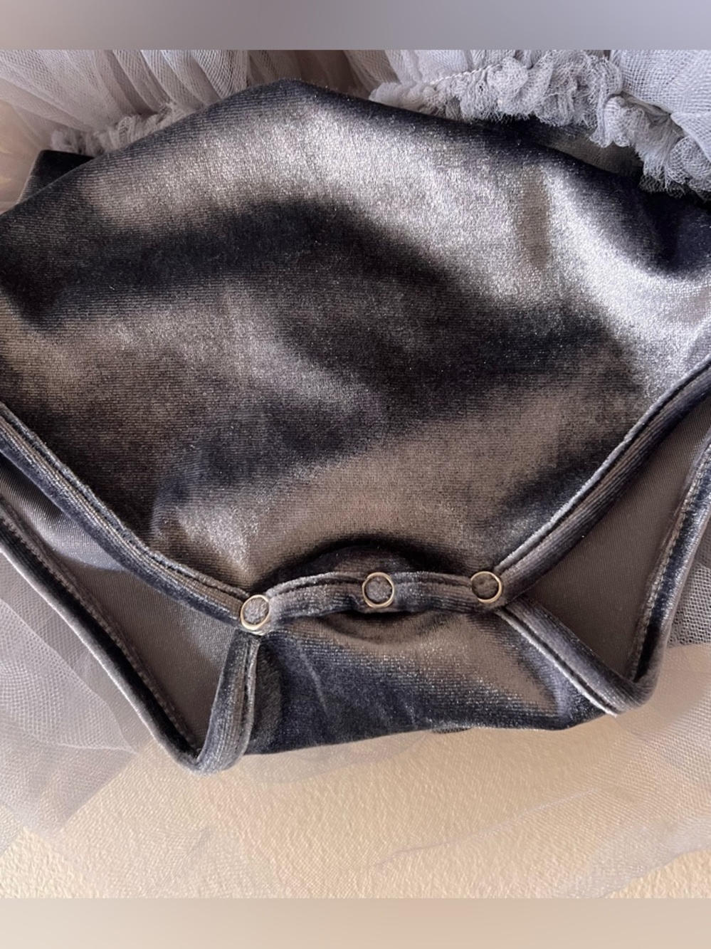 plum velvet tutu - Picture 4 of 4